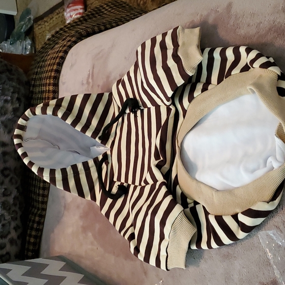 Collaroy DOG Hoodie Stripe Sweatshirt heavyweight sz M New in bag - Picture 4 of 6